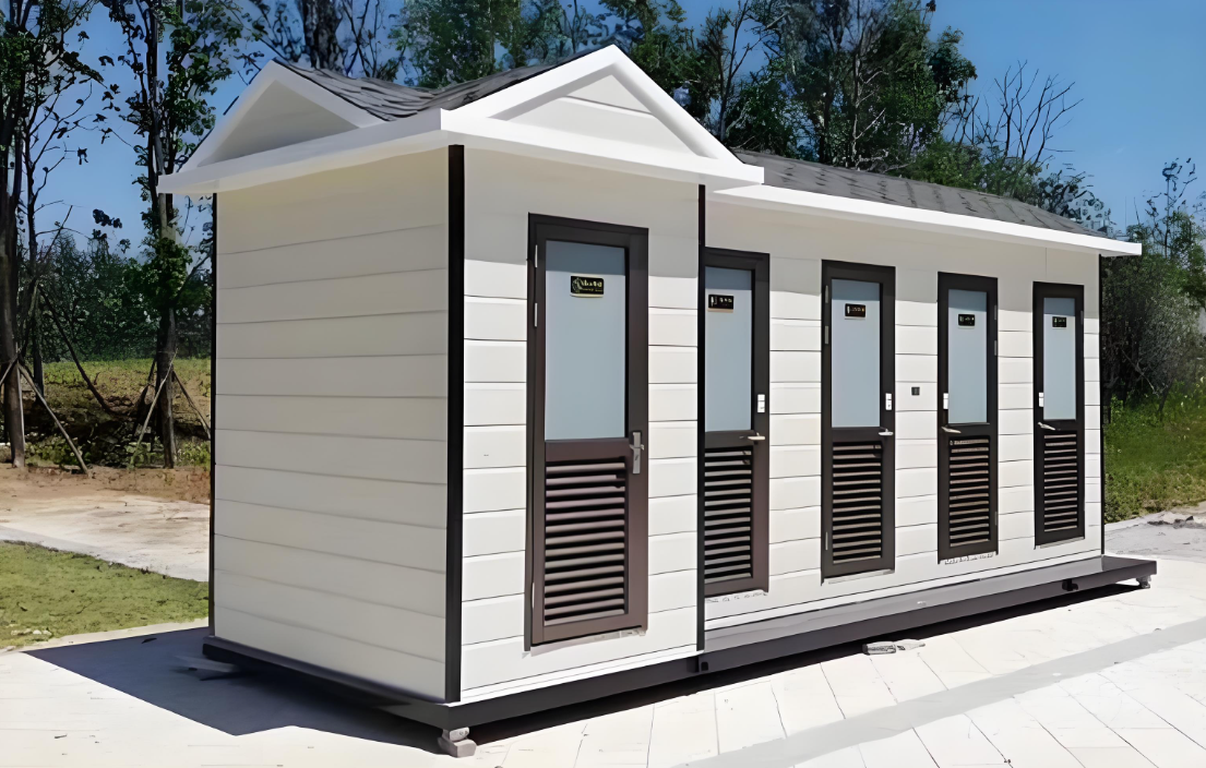 Prefabricated mobile toilets